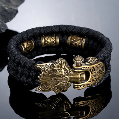 The Viking Jarl's Wolf Bracelet