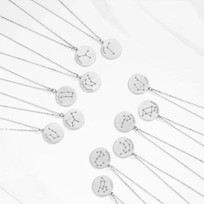 Zodiac Coin Necklace
