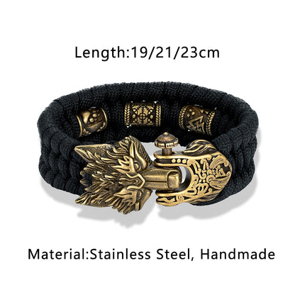 The Viking Jarl's Wolf Bracelet