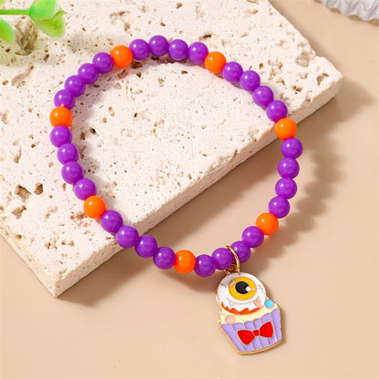 Spooky Cute Halloween Beaded Bracelet