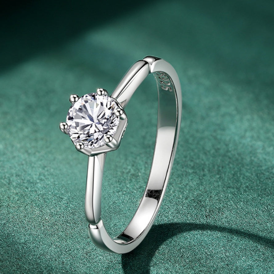 925 Silver Classic Micro Like a Diamond Ring