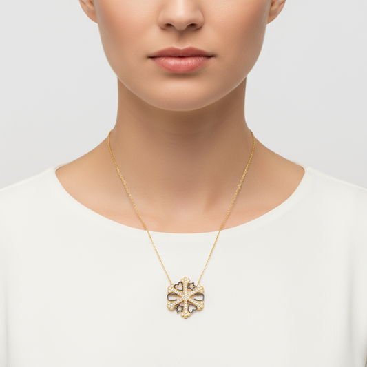 Snowflake Luck Women's Silver Necklace