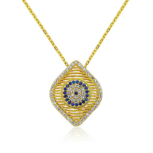 Evil Eye Women's Silver Necklace