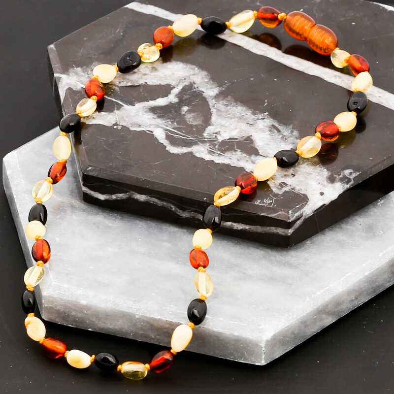 Baby Drop Amber Teething Necklace