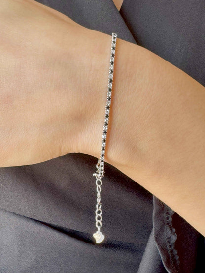 Tennis Silver Bracelet