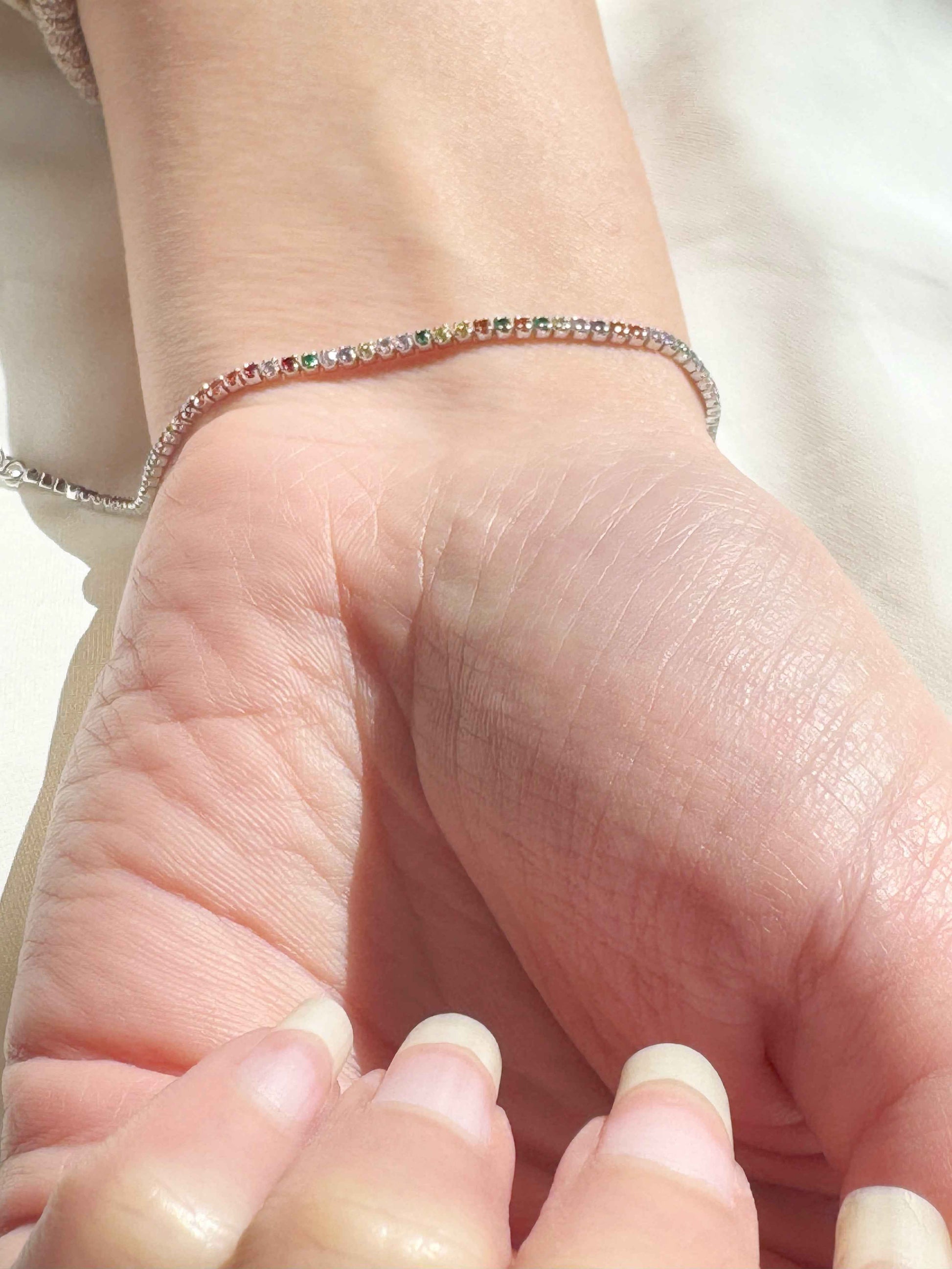 Tennis Silver Bracelet
