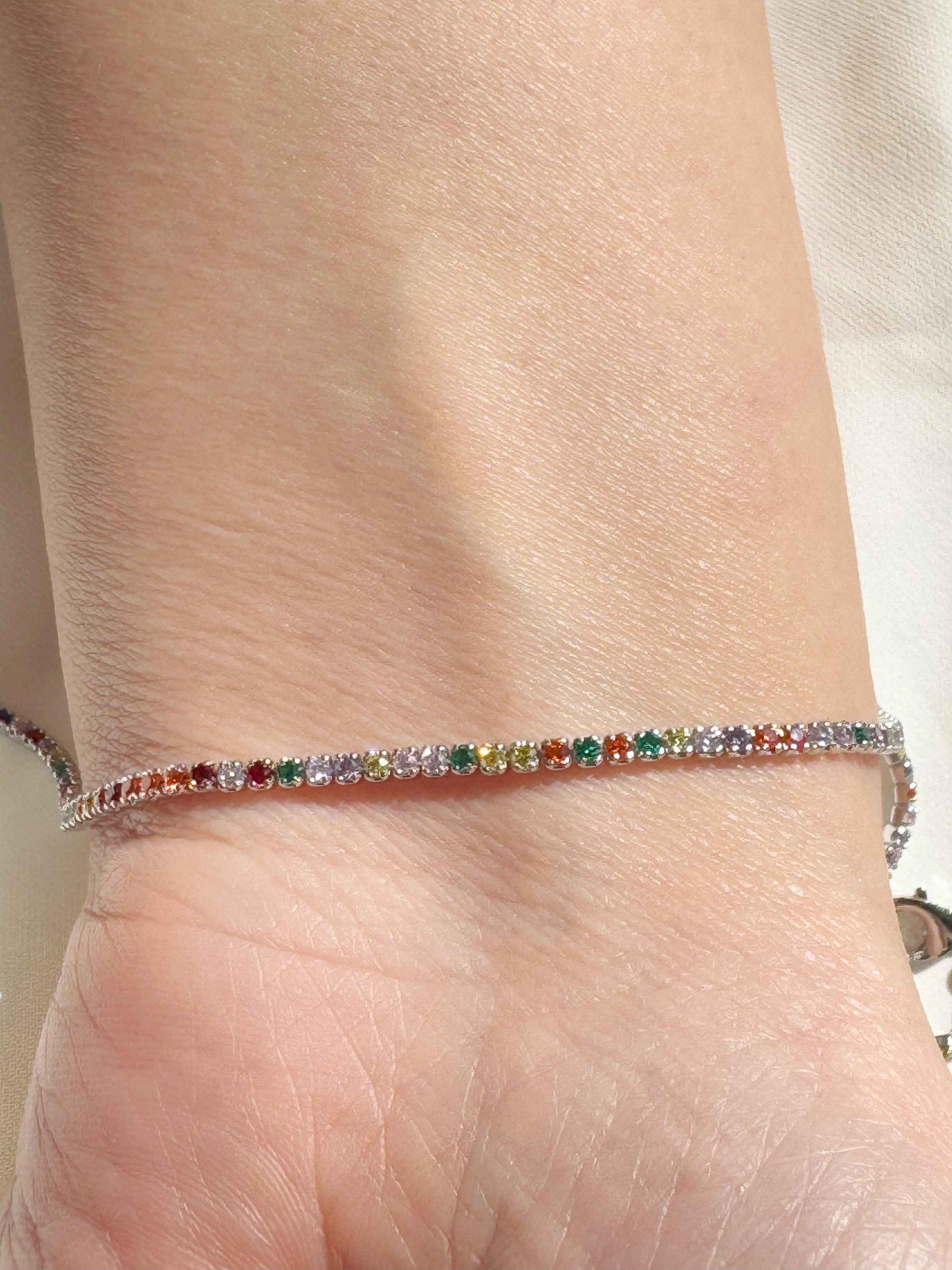 Tennis Silver Bracelet