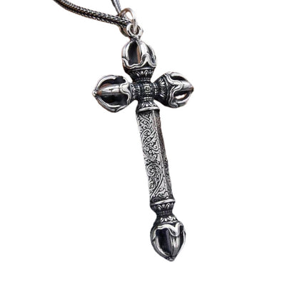 925 Sterling Silver Vintage Pendant Necklace For Men