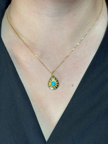 Drop Silver Necklace