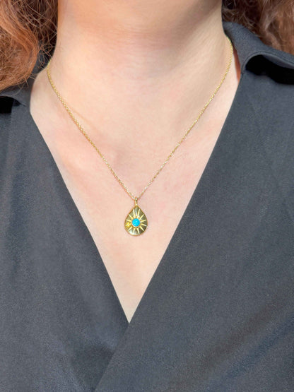 Drop Silver Necklace