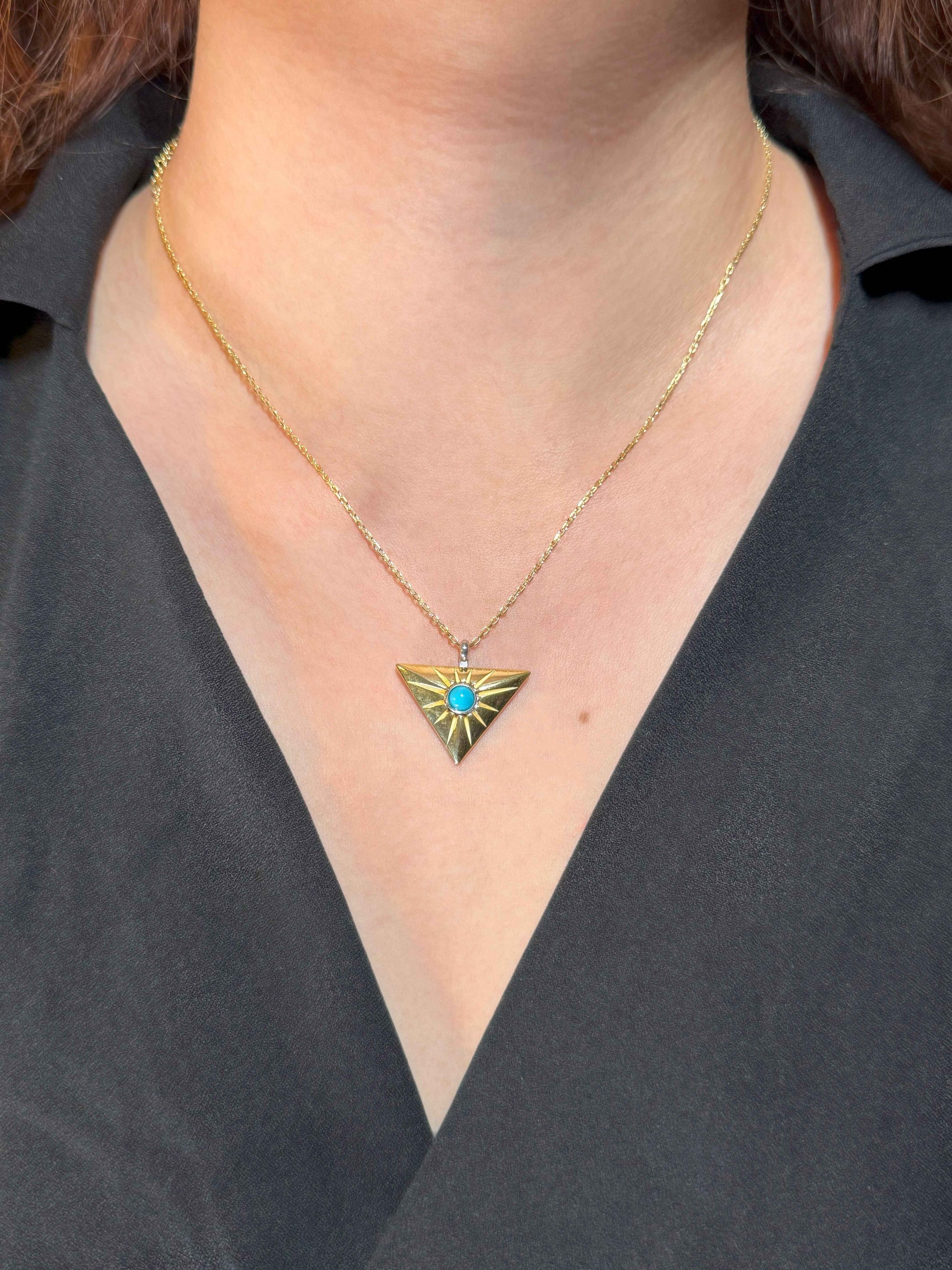 Triangle Silver Necklace