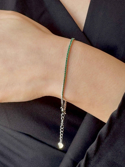 Tennis Silver Bracelet