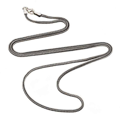 2 mm Fox Tail 65 Cm Silver Chain