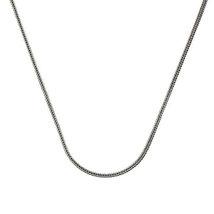 2 mm Fox Tail 65 Cm Silver Chain