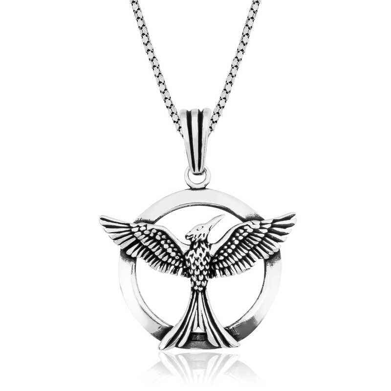 Mockingbird Silver Pendant
