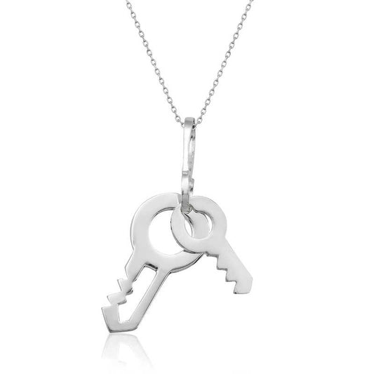 Key Women's Silver Necklace