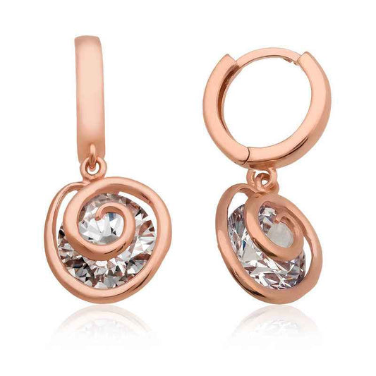 Love Loop Silver Earrings