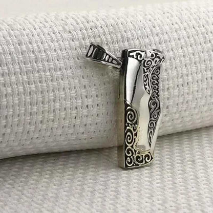 Hunter's Knife Men's Silver Pendant