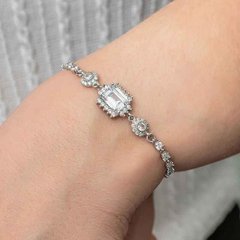 Baguette Waterway Women's Silver Bracelet
