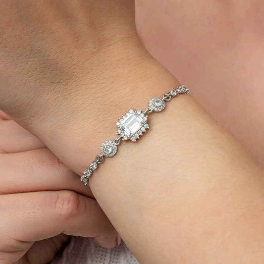 Baguette Waterway Women's Silver Bracelet