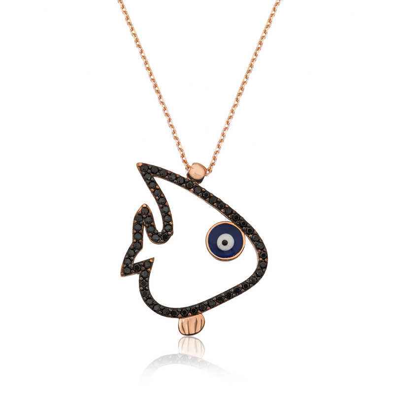 Fish Women's Silver Necklace