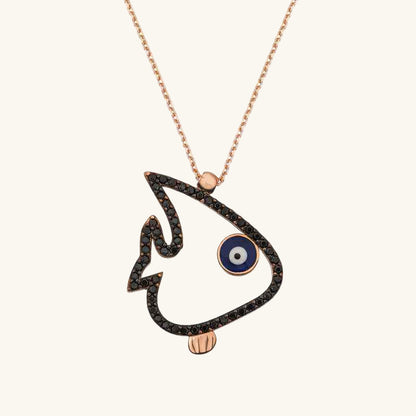 Fish Women's Silver Necklace