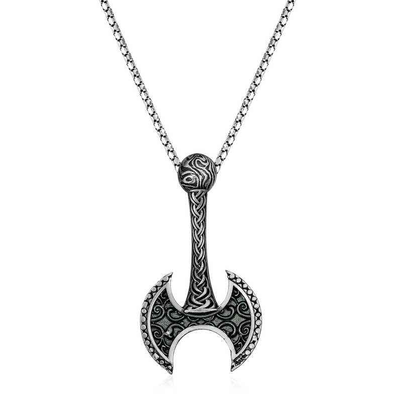 Axe Silver Pendant