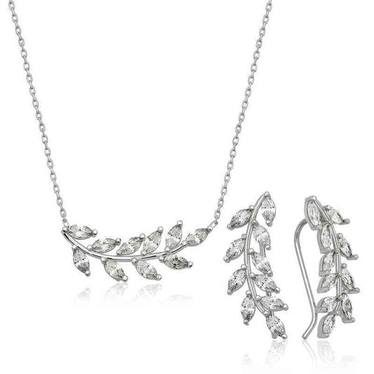 Wheat Ear Women's Silver Set