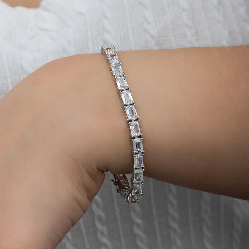 Bracelet en argent pour femme White Stone Waterway