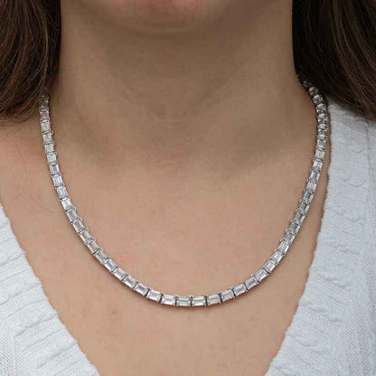 White Stone Waterway Women's Silver Set