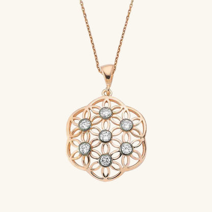 Flower of Life Women's Silver Necklace