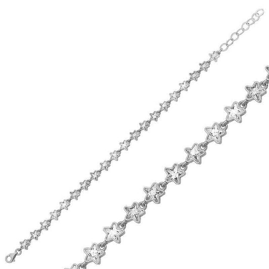 White Star Women's Silver Bracelet