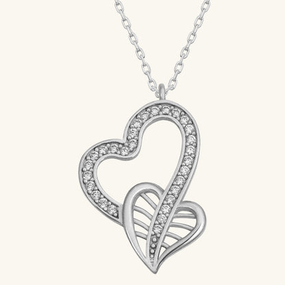 United Hearts Women's Silver Pendant