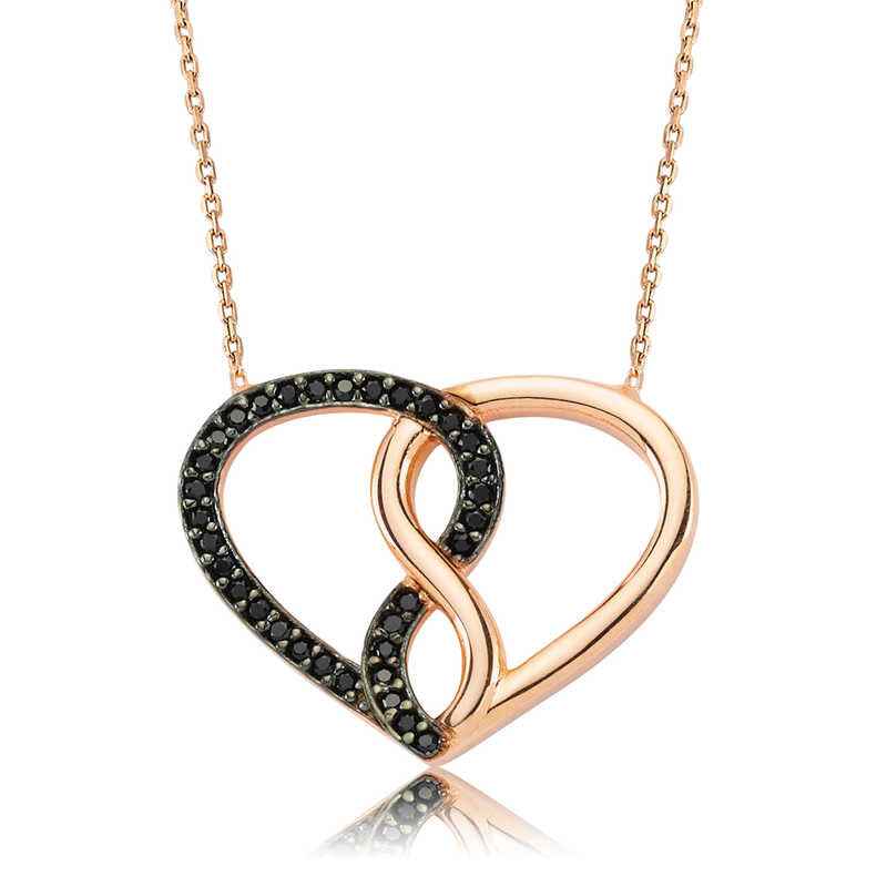 Heart Infinity Women's Silver Necklace