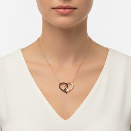 Heart Infinity Women's Silver Necklace