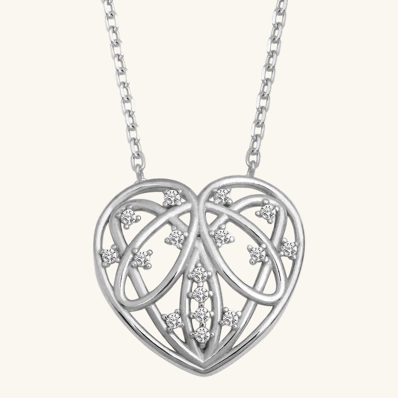 Bombeli Heart Women's Silver Pendant