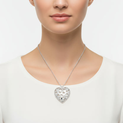 Bombeli Heart Women's Silver Necklace