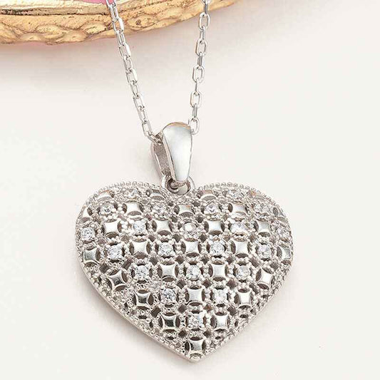 Bombeli Heart Women's Silver Pendant