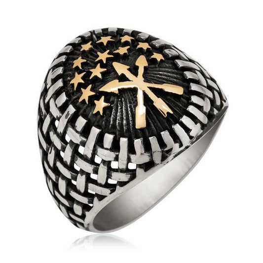 Circassian Men's Silver Ring