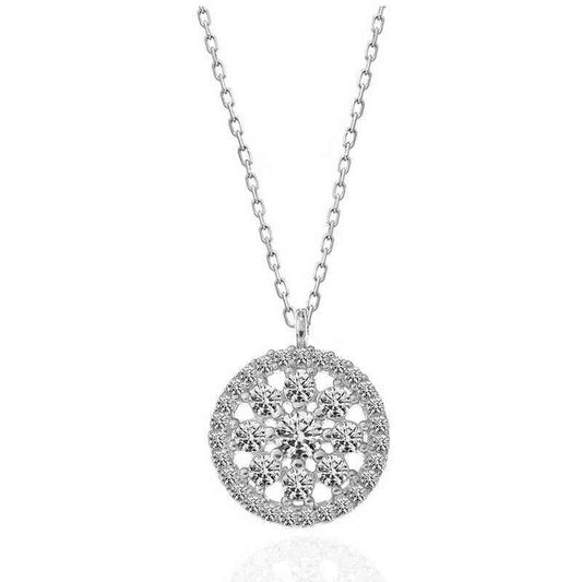 Flower Women's Silver Necklace