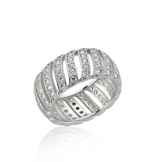 Full Loop Women's Silver Ring
