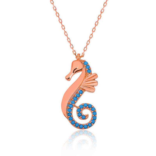 Seahorse Women's Silver Necklace
