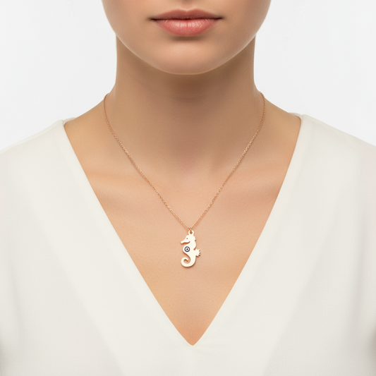 Seahorse Women's Silver Necklace
