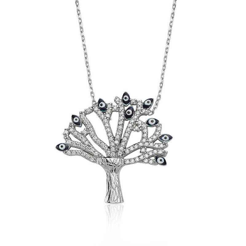 Wish Tree Women's Silver Necklace