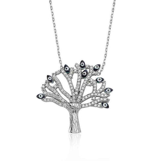 Wish Tree Women's Silver Necklace