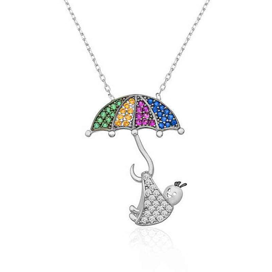 Falcon Baby Silver Pendant