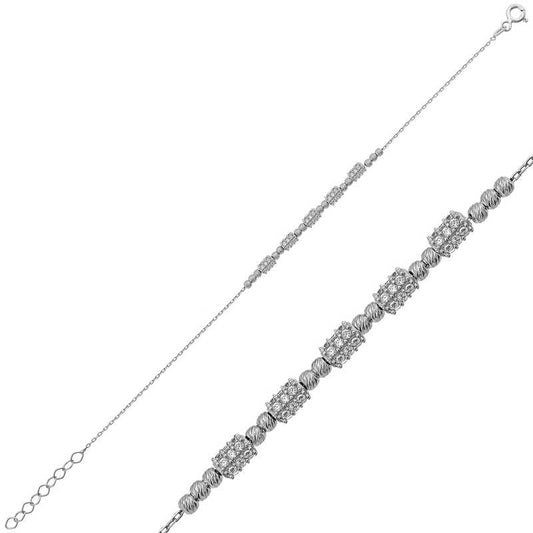 White Dorissa Women's Silver Bracelet