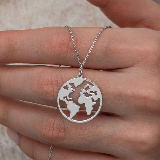 World Women's Silver Necklace