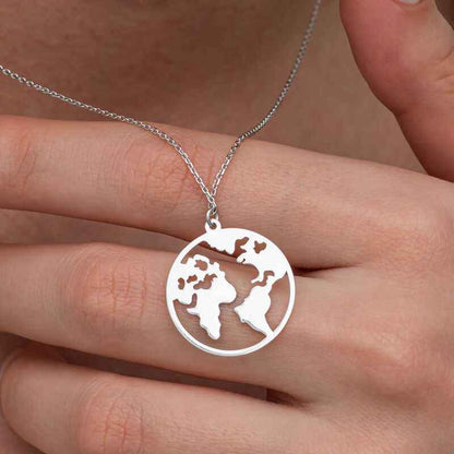 World Women's Silver Necklace