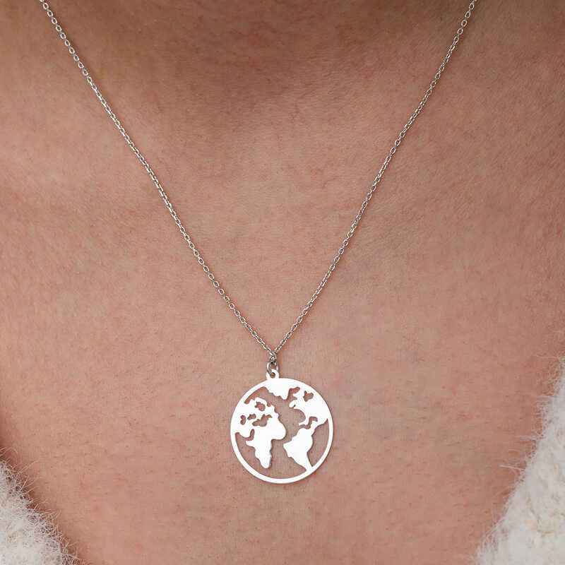 World Women's Silver Necklace